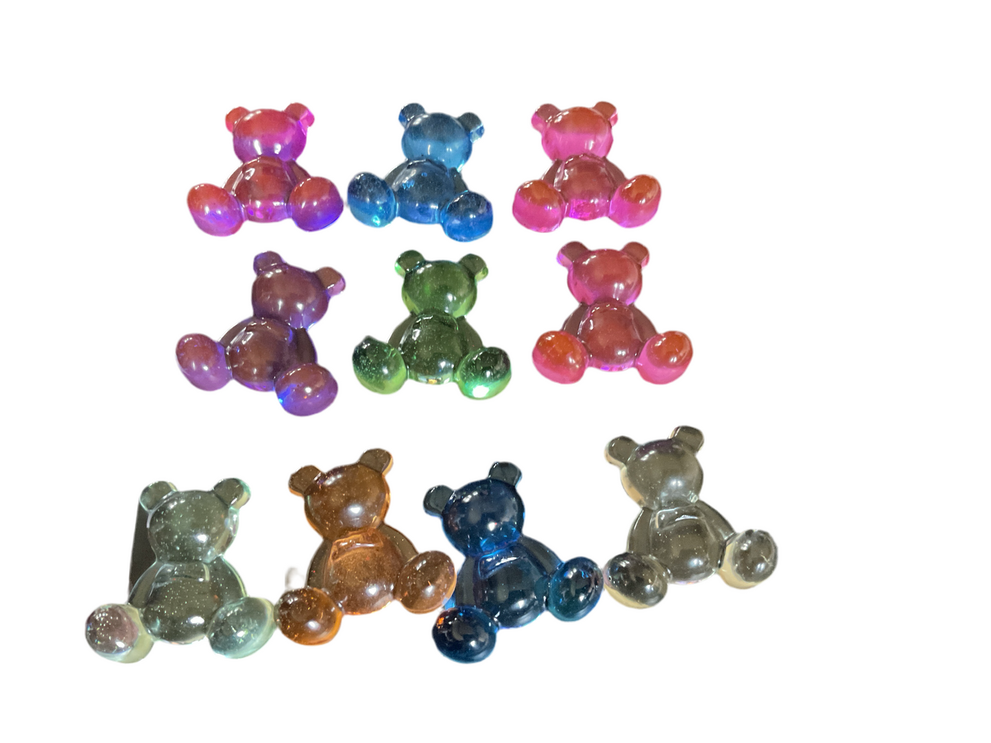 Resin Teddy Bears 10 pack
