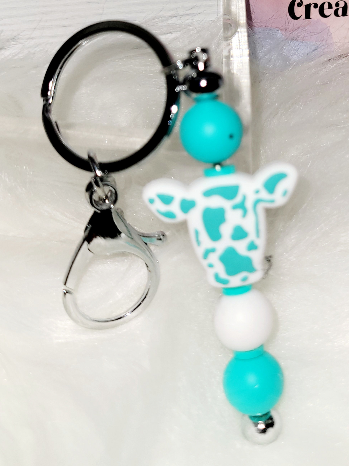 Beaded keychain