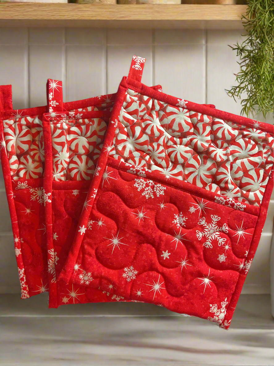 Clearance Fabric Christmas potholders
