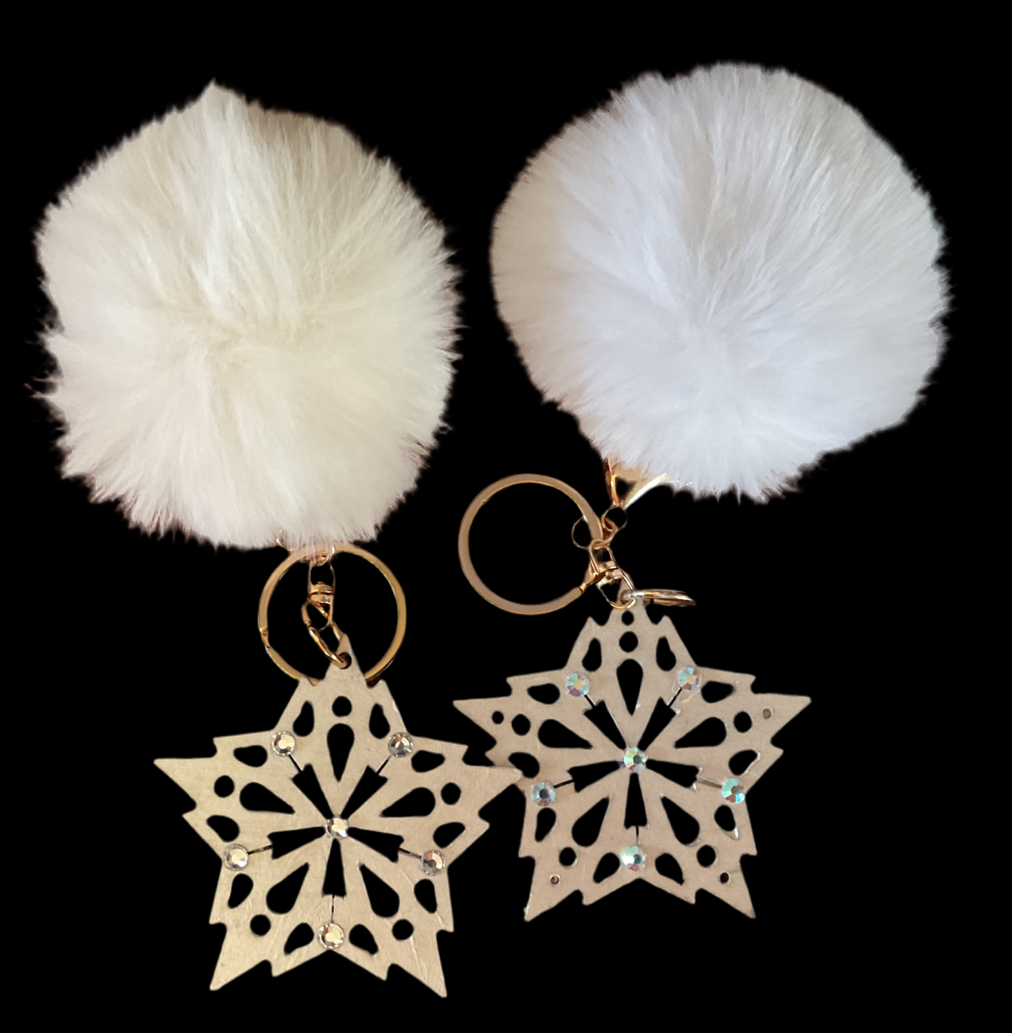 Clearance Holiday Keychains laser cut