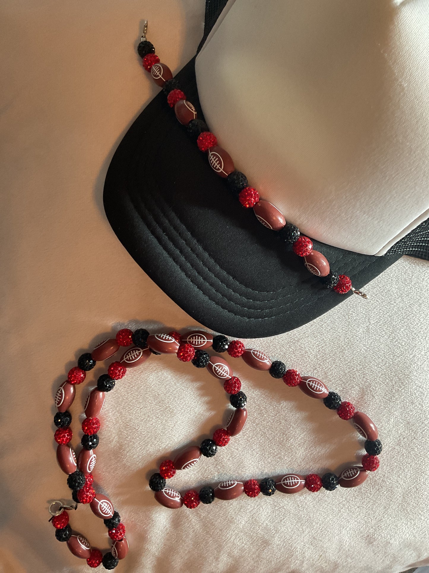 Trucker Hat- Accessories “Miami Dolphin" COLORS Necklace and Chain