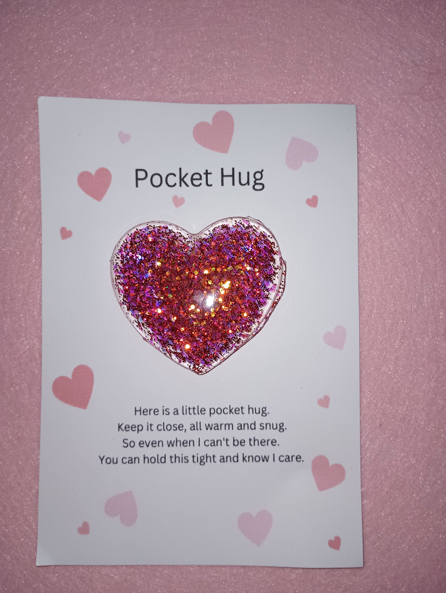 Resin Red Pocket Hug