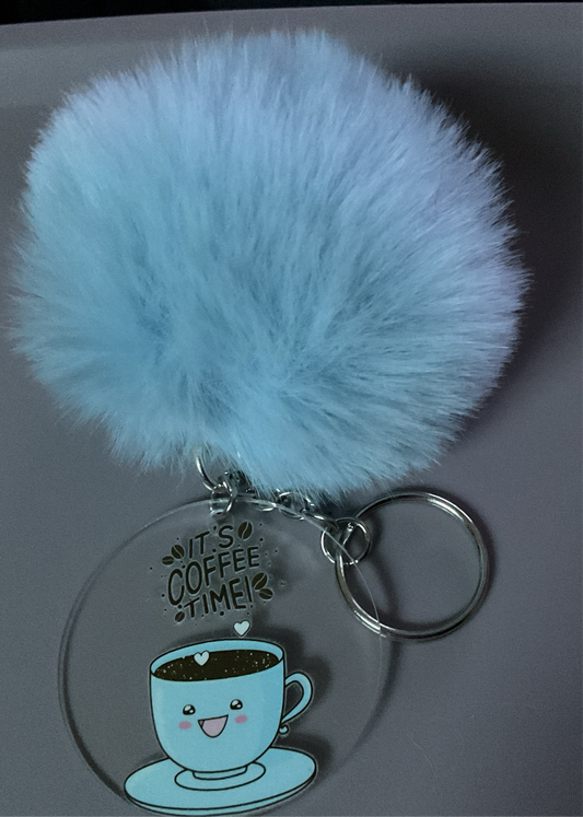 Keychain ( Pom Pom Baby Blue)