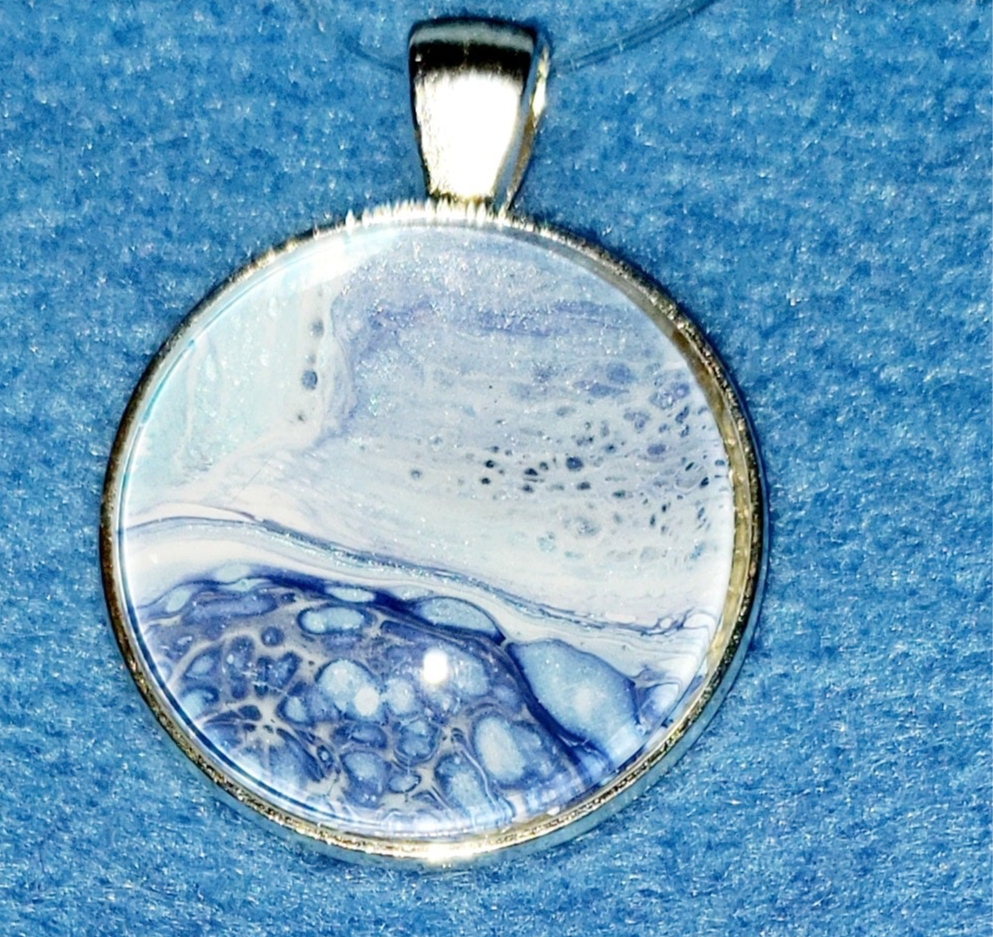 Fluid art Pendants