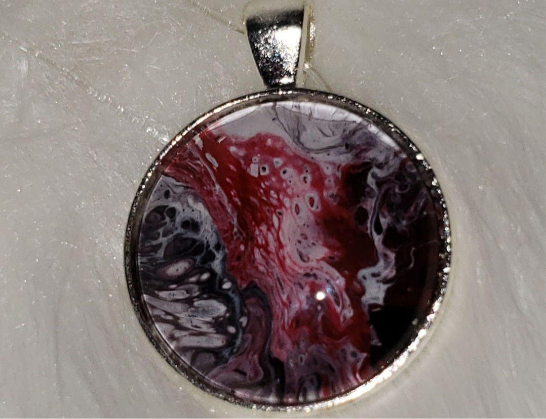 Fluid art Pendants