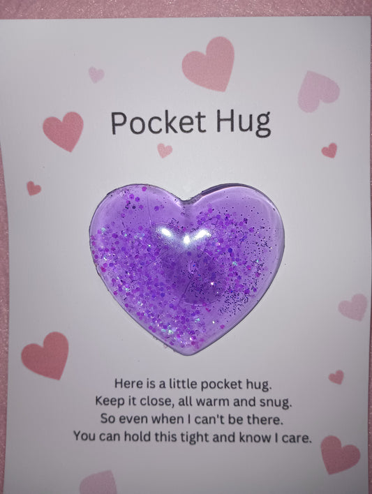 Pocket Resin Hugs Purple